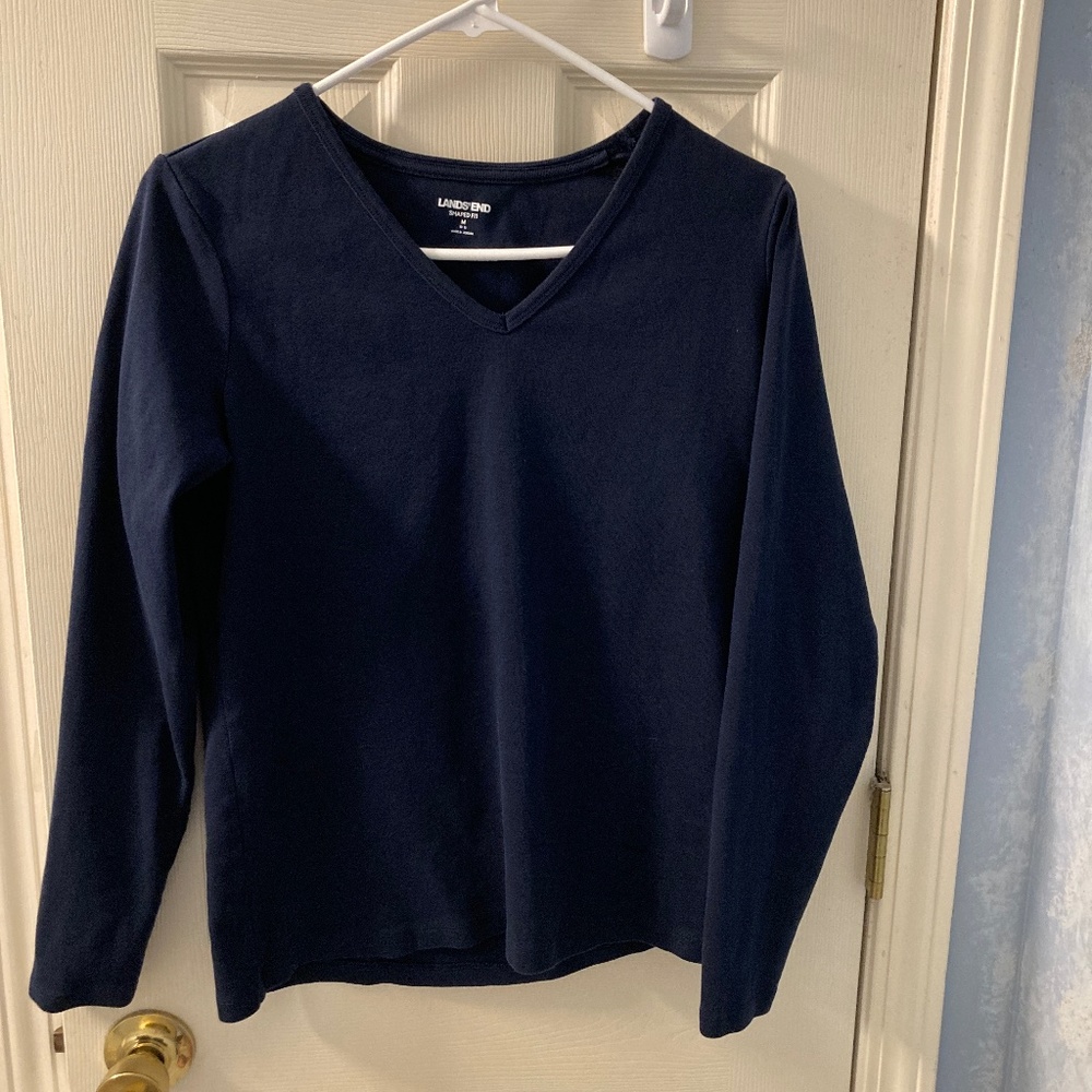V Neck Lands End Tee